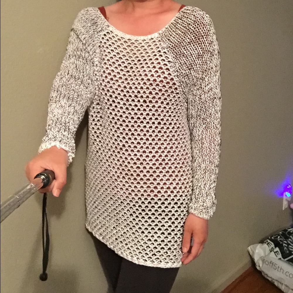 Helmut Lang pullover sweater see thru